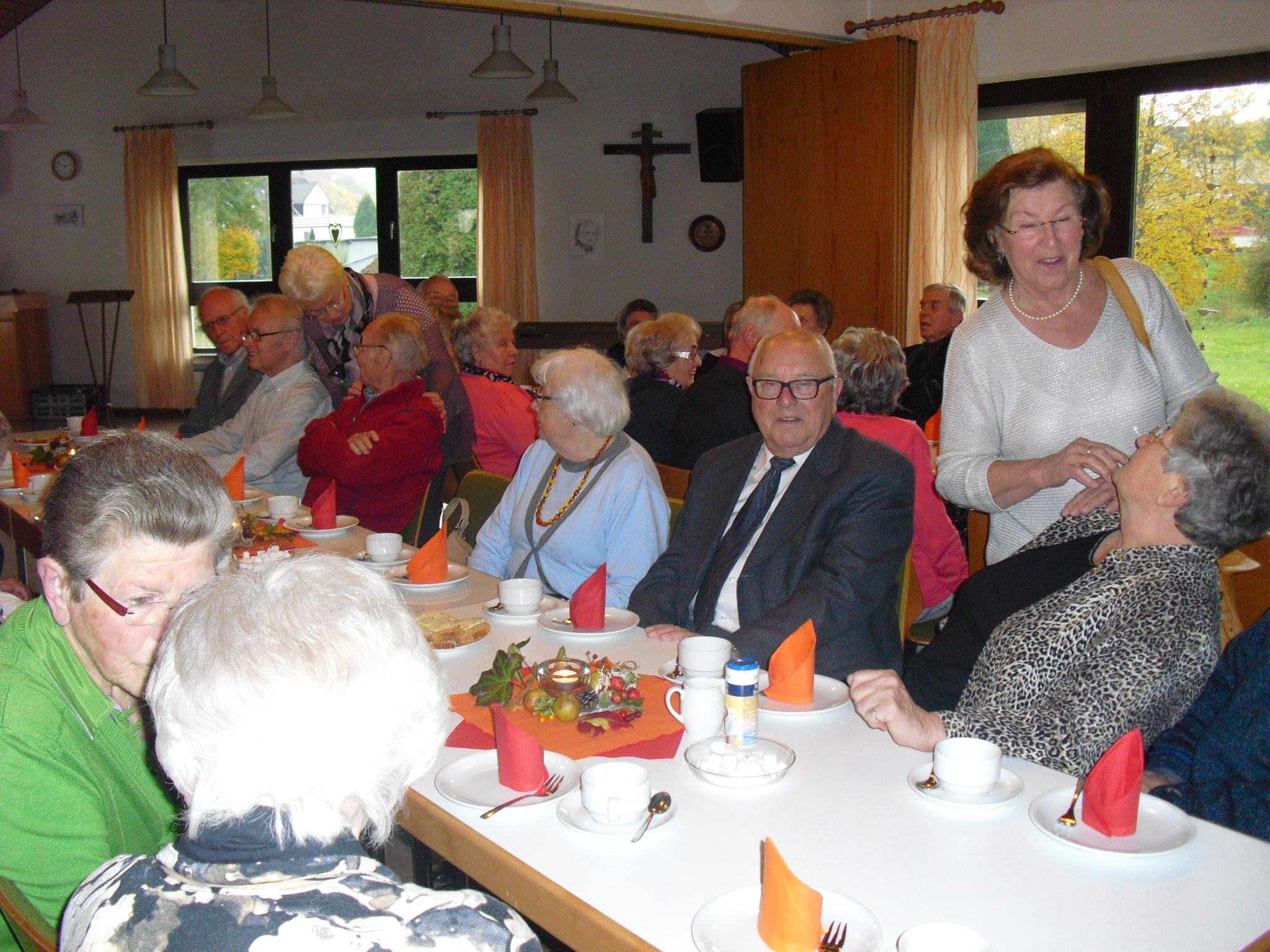 Eintreffen der Gäste im Josefsheim